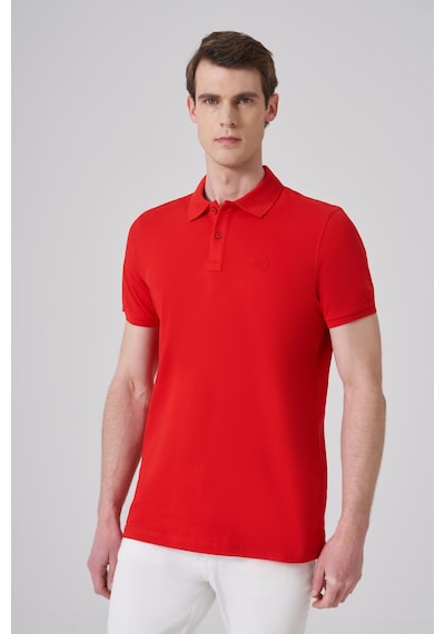 Morven Erkek Kırmızı Basic Polo Yaka Dynamic Fit T-shirt 26yc018007550 Kırmızı