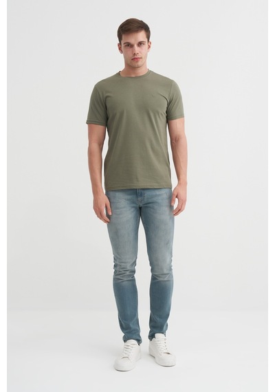 Cazador Basic Süprem Erkek T-shirt 46230 Haki Haki