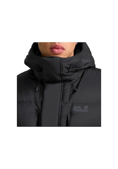 Jack Wolfskın Jack Wolfskin Icy Hill Coat Rds Erkek Siyah Outdoor Ceketi 6000 Siyah