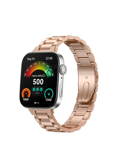 Huawei Watch Fit 3 / Fit 4 Uyumlu 20mm Paslanmaz Çelik Klasik Saat Kordonu