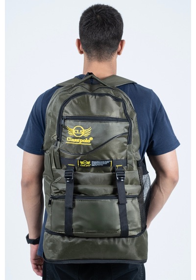 Çok Bölmeli Suya Dayanıklı Outdoor Sırt Çantası Dağcı Çantası Kamp & Günlük Kullanım Yeni Sezon Yeşil