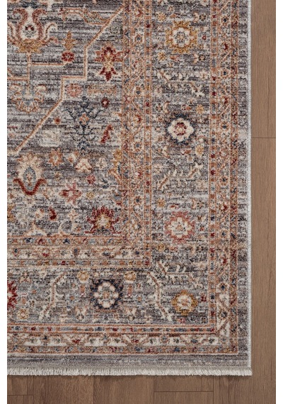 Focus Fo002g Gri Vintage Modern Salon Koridor Yatak Ve Oturma Odası Halısı-1763