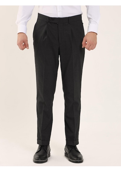 Dufy Antrasit Erkek Slim Fit Pantolon - 97662 Antrasit Dufy Antrasit Erkek Slim Fit Pantolon - 97662 Antrasit