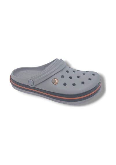 Zerhan Cflex 145 Unisex Gri Turuncu Siyah Sabo Terlik Sandalet Gri