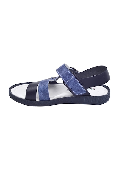 Kiko Kids Kiko Şb 2517-26 Orto Pedik Erkek Çocuk Sandalet Terlik Siyah-Mavi Beyaz - Mavi - Siyah