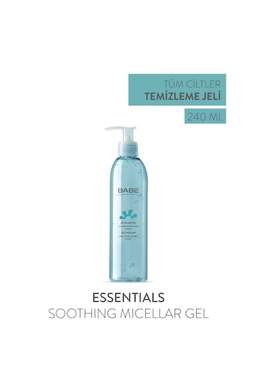 Babe Essentials Soothing Micellar Gel 240ml - Gliserin İçeren Yatıştırıcı Temizleme Jeli