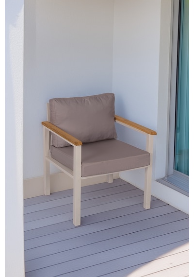 Neokas Balkon Mobilyası, Bahçe Takımı, 1 Koltuk, Kafe Koltuğu, Bekleme Alanı Koltuğu