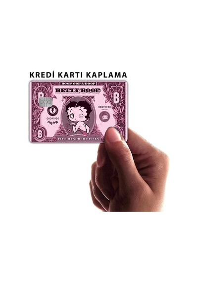 Betty Boop Kart Kaplama Sticker