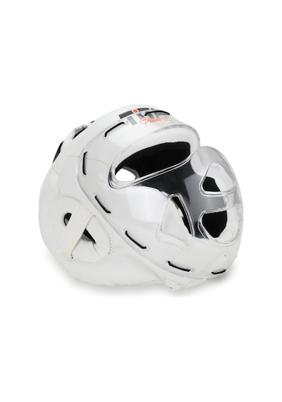 Titan Sport Yüz Korumalı Boks Kaskı , Beyaz Camlı Model Çok Renkli
