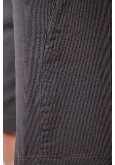 Taş-antrasit Pamuklu Oversize Fit Dokuma Hafif Esnek Chino Erkek Çocuk Şort Takım - 11276 Taş