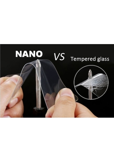 Prolysus Samsung Galaxy Uyumlu A56 Nano Kırılmaz Cam Ekran Koruyucu Yumuşak Film Şeffaf