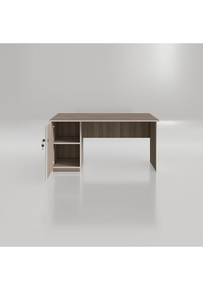 Kenzlife Ofis Masası Kamikaze Crd Sol 75 140 80 Kilitli Kapaklı Dolap Şeritli Bilgisayar Çalışma Masası