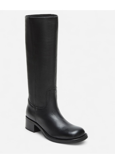 Steve Madden Rıggs Black Leat Kadın Siyah Çizme Rıggs