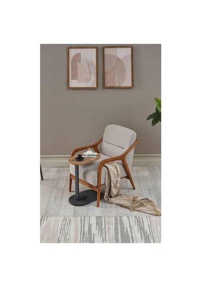 Arpelia Tekerlekli Etna Sehpa 50x30x57 Cm Antrasit Diğer