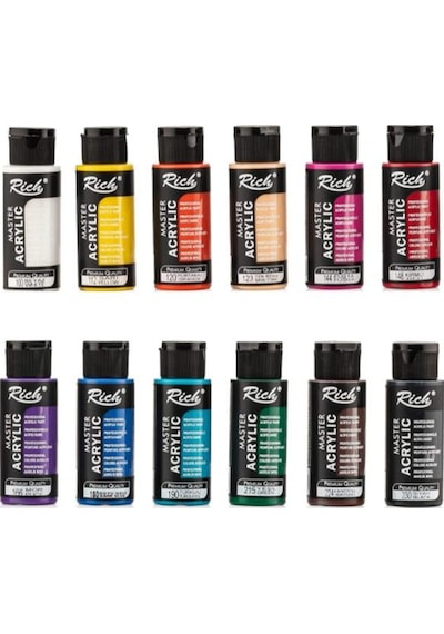 Rich Master Akrilik Boya – Mastermix 12X60Cc