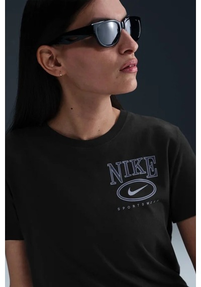 Nike Short-sleeve Graphic T-shirt Black Baskılı Tişört Siyah