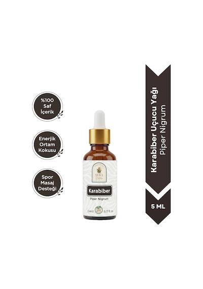 Karabiber Uçucu Yağı 5 Ml %100 Saf Ve Doğal