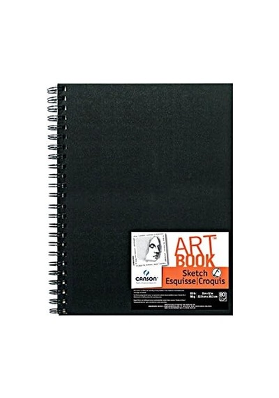 Artist Serisi Eskiz Defteri Kağıt Pedi, Kalem Ve Kömür İçin, Asitsiz, Tel Ciltli, 29,5 Kg, 9 X 12 İnç, 80 Yaprak