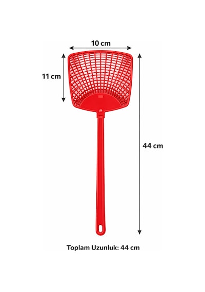 Üçlü Sinek Öldürücü Set Uzun Saplı Dayanıklı Plastik Sinek Raketi Renk Stok Durumuna Göre Gönderilir
