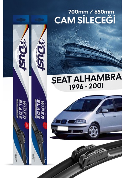 Seat Alhambra Silecek Takımı 1996-2001 Uyumlu 700mm/650mm