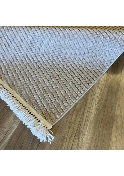 Hoom Rugs Dizayn 1063 Vizon Yumuşak Dokulu Desensiz İskandinav Halı Vizon