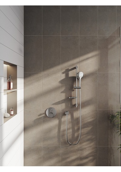Artema Bliss A45743 3f Sürgülü El Duşu Takımı, Krom Gümüş