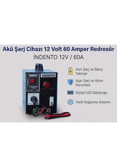 Akü Şarj Cihazı 12 Volt 60 Amper Redresör