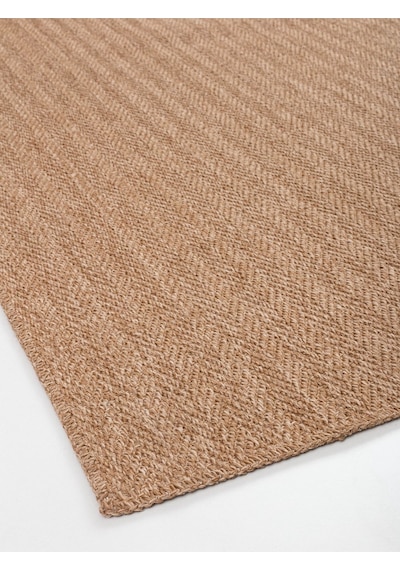 Srz-0503 Jüt Tabanlı Hasır Dokuma Örme Bohem Antialerjik Halı Kilim Balık Sırtı Gri