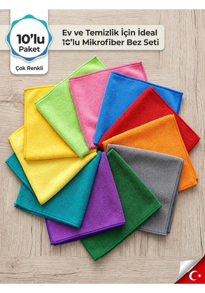 Magic Schine Microfiber Havlu Bez 40 40 Cm 10 Adet