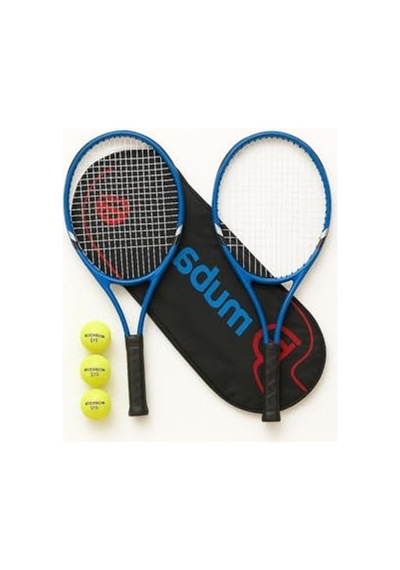 27 İnç Tenis Raketi Seti, 7 Parça, Çok Renkli