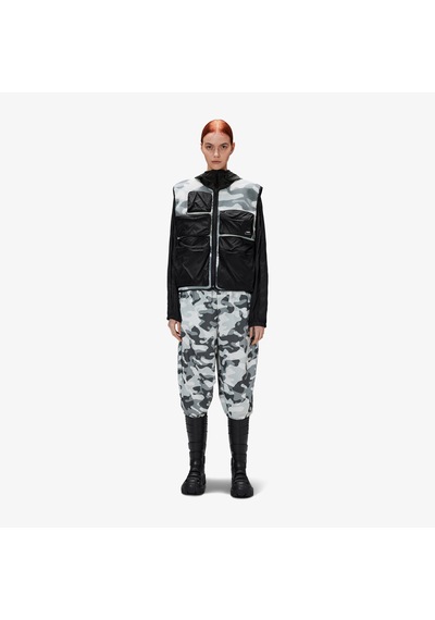 Raıns Rains Dili Mesh Vest Unisex Gri Yelek