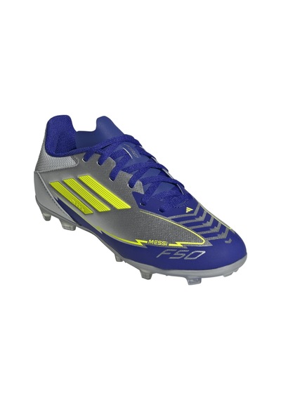Adidas F50 League Fg/mg J Messi Çocuk Krampon Ih0924 Gri/neon/mavi Çok Renkli