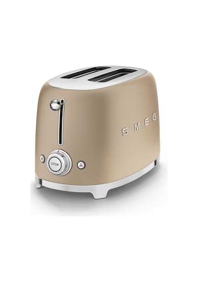 Smeg TSF01 2 Dilim Ekmek Kızartma Makinesi Mat Altın
