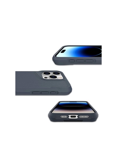 Apple Uyumlu iPhone  15 Pro Max Kılıf Zore Airbag Kenarlı T-max Mat Standlı Kapak