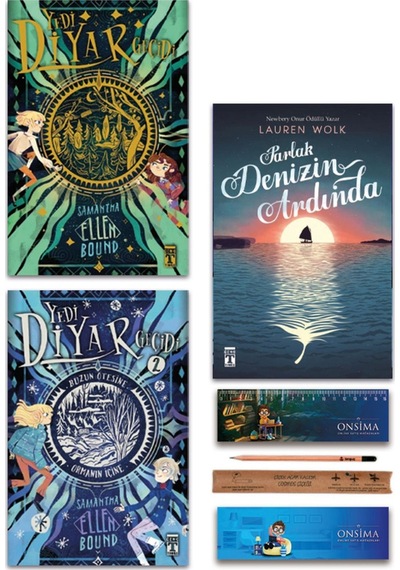 Genç Timaş Yedi Diyar Geçidi 1 Ve 2 Kitap - Parlak Denizin Ardında Set 3 Kitap