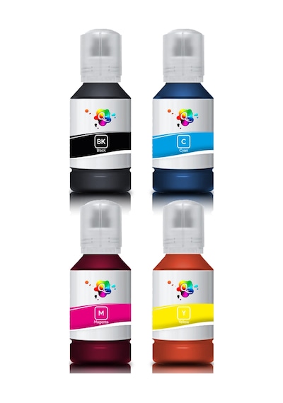 QC Epson EcoTank ET 2750 Uyumlu Yazıcı Mürekkep Seti 140ml 4 Renk