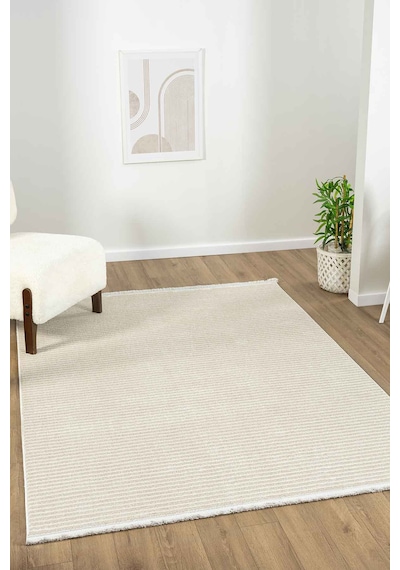 Ventura Bej Multi Shaggy Yumuşak Post Peluş Salon Oturma Odası Halısı Vnt109