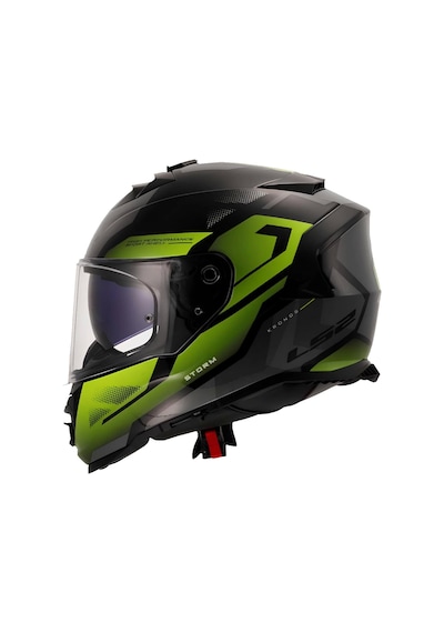 Ls2 Storm 2 Kronos Kapalı Kask Gri - Sarı