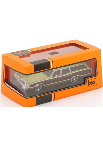 1:43 Ölçek Ixo 1972 Ford Ltd Country Squire Diecast Metal Minyatür Model Araba 10cm