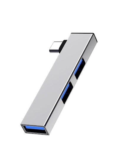 1460 Usb Type C 3.0 Hub 3 Portlu Çoklayıcı Çoğaltıcı Dönüştürücü Çevirici Adaptör Usb Type-c Erkek 1xusb