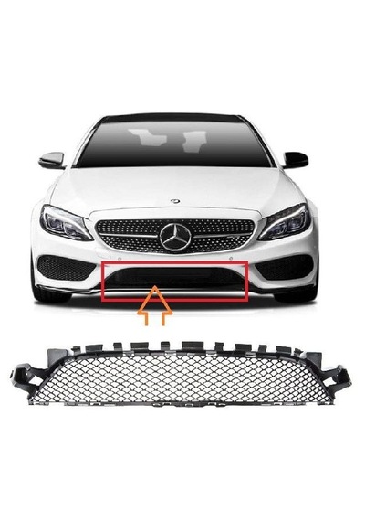 Ön Tampon Orta Izgara Amg W205 2014-
