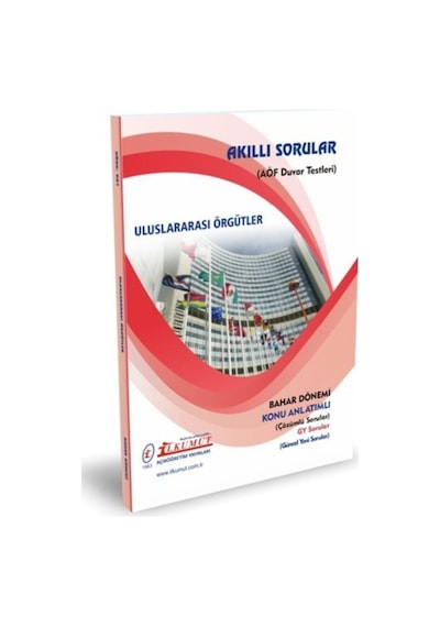 İlkumut Yayınları - Uluslararası Örgütler - Konu Anlatımlı - Çözümlü Sorular