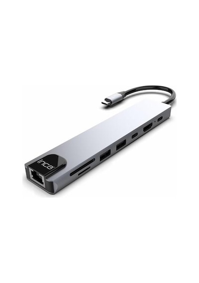 Inca Itpc-7t Gigabit Çok Portlu Type-c Ethernet