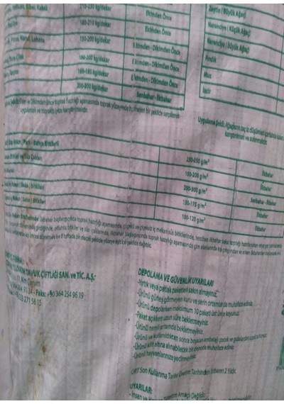 Organic-Bio Femante Edilmiş Tavuk Gübresi 25 KG