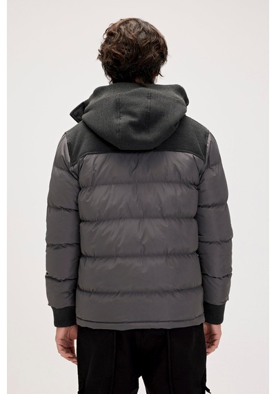 Bad Bear Valery Asfalt Erkek Puffer Mont-asphalt Asphalt