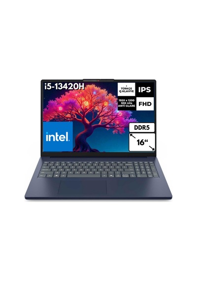 Lenovo IdeaPad Slim 3 15IRH10 16IRH10 83K2001RTRAT20 i5-13420H 40 GB 2 TB SSD 16" Free Dos Dizüstü Bilgisayar