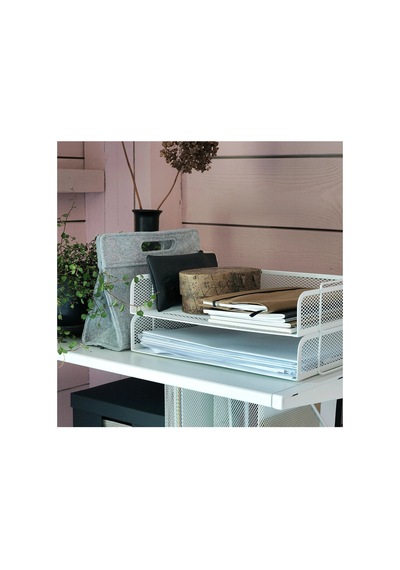 Metal Evrak Rafı 34x24x7 Cm 4'lü Set Katlı Dosyalık Beyaz Raf Çelik Dosyalama Beyaz - 693851319 Diğer