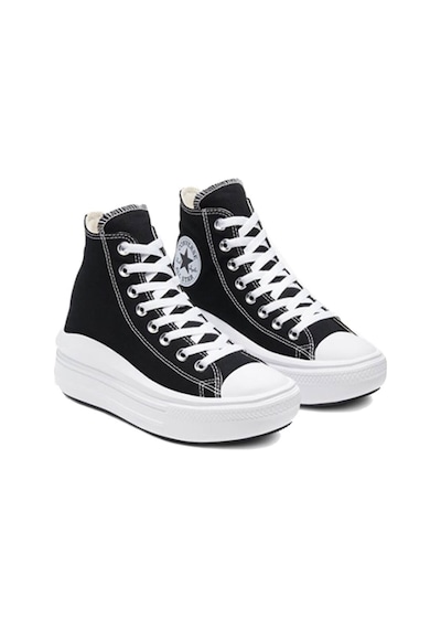 Converse Ctas Move Hi Kadın Günlük Ayakkabı 568497C Siyah-Siyah-36