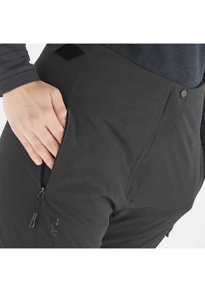 Salomon Salomon S/max Warm Pants Kadın Siyah Kayak Pantolonu 27412 Siyah
