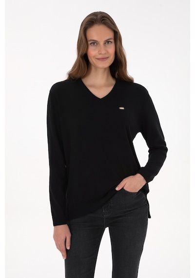 U.s. Polo Assn. Kadın Siyah Kazak /triko 50313598-vr046 Sıyah